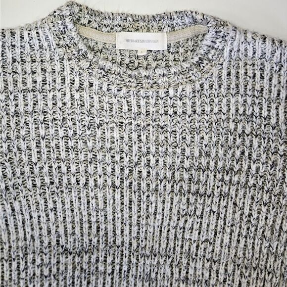 Frederik Anderson Copenhagen Grey Chunky Knit Crew Neck Pullover Sweater S - Picture 6 of 10